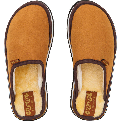 Hausschuh Herren Braun