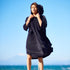 TLS Surf Poncho Kids - Black