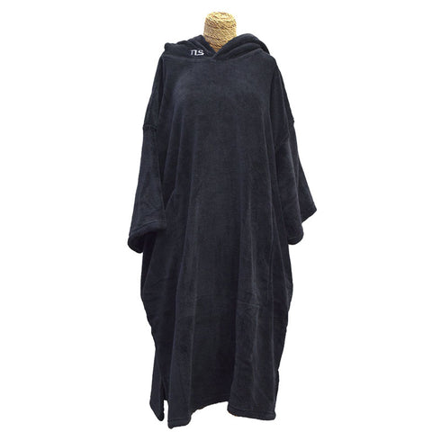 TLS Surf Poncho Kids - Black