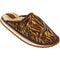Hausschuh Damen Tigerlook